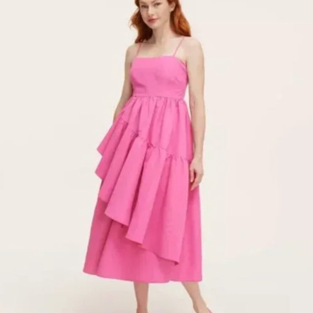 kate spade x Target Black Tiered Ruffle Midi Tank Dress/NWT/S - Picture 5 of 16